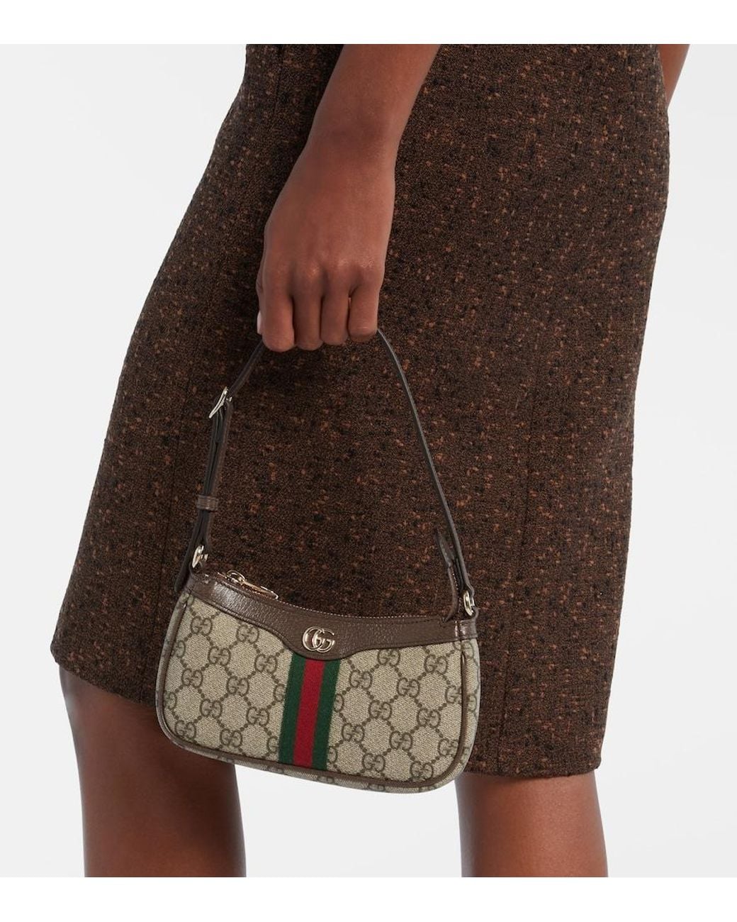 Gucci Metallic Ophidia Mini Gg Shoulder Bag