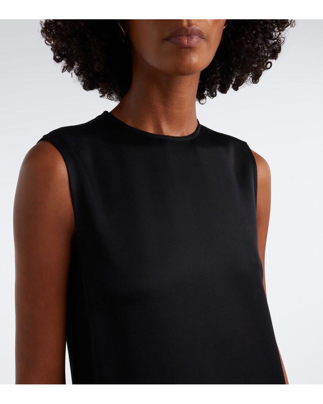 Loulou de Saison Black Sonia Feather-Trimmed Midi Dress
