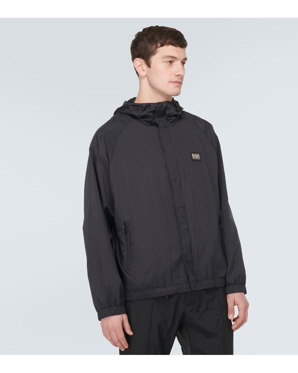Dolce & Gabbana Black Technical Jacket for men