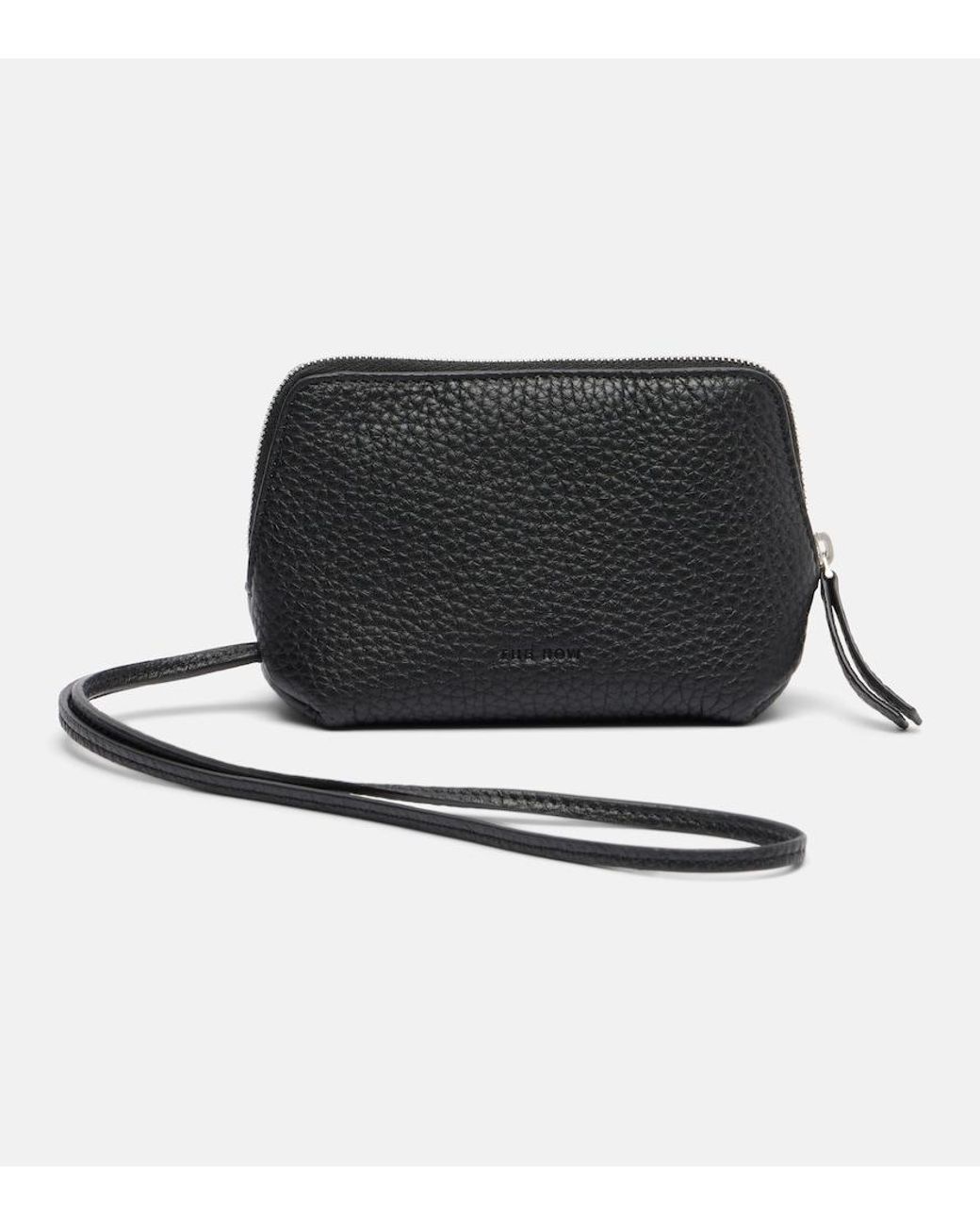 THE ROW Owen Pouch ブラック The Row Owen Leather Pouch in Black | Lyst
