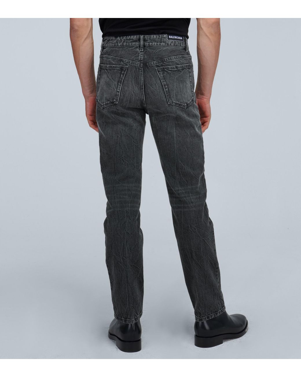 balenciaga slim fit jeans