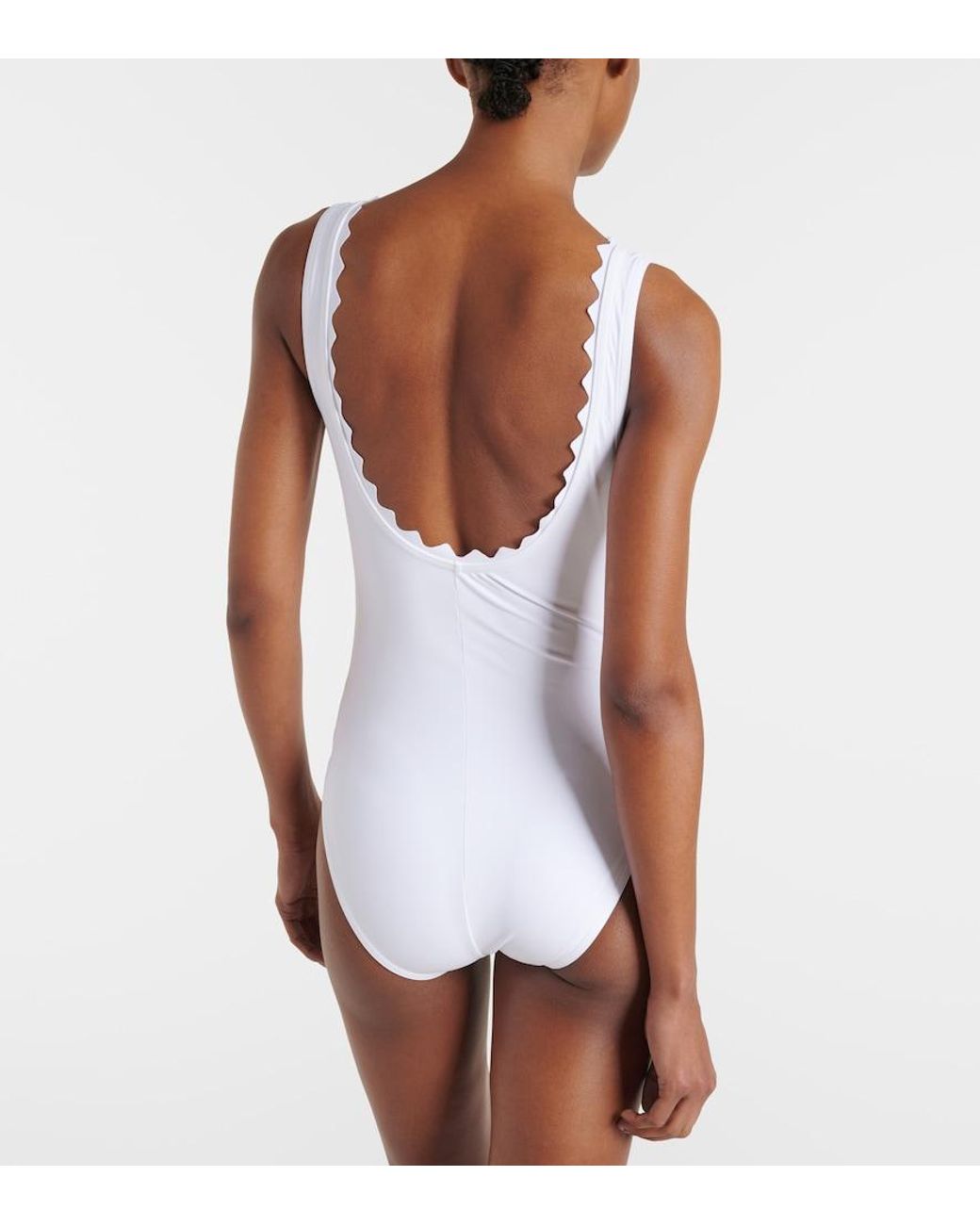 Karla Colletto White Ines Swimsuit