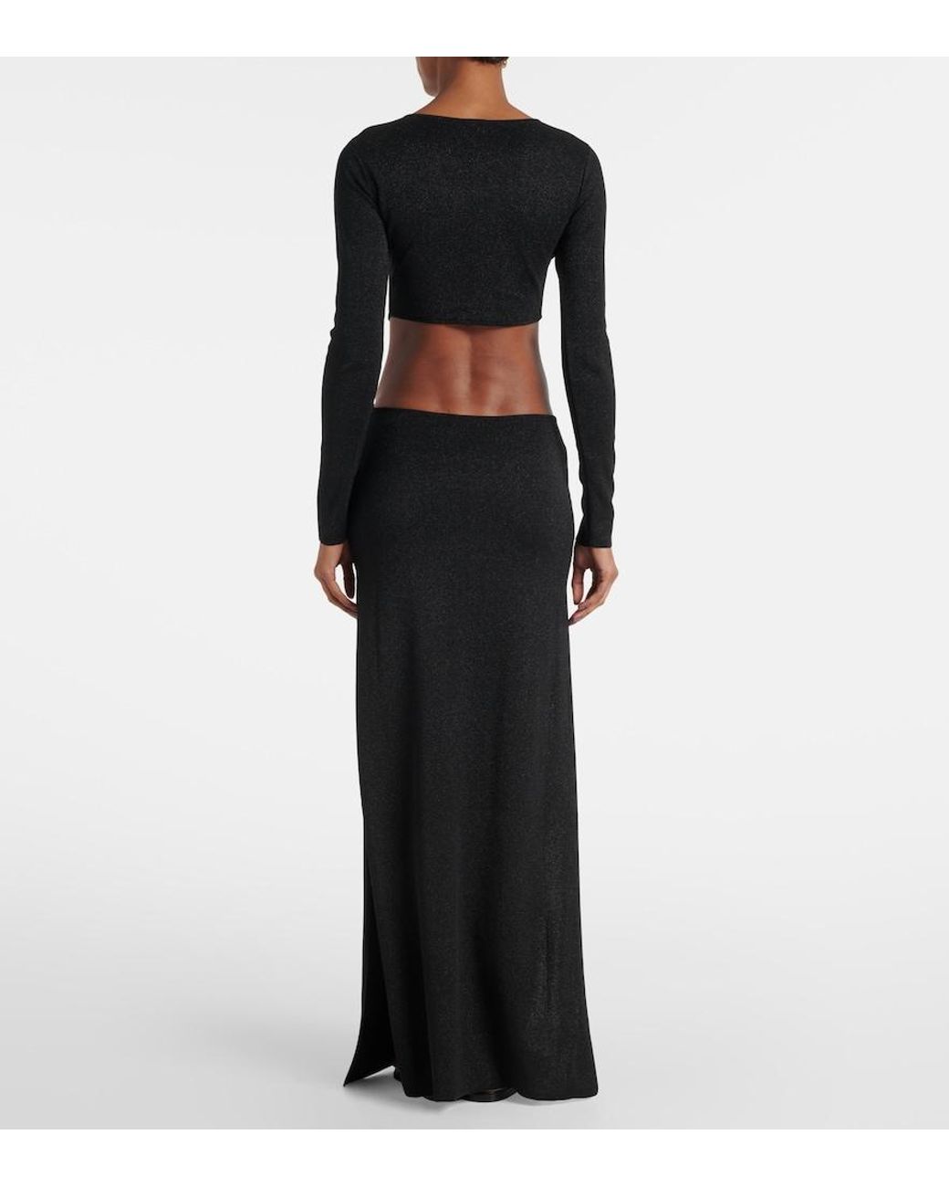 SAME Black Maxikleid