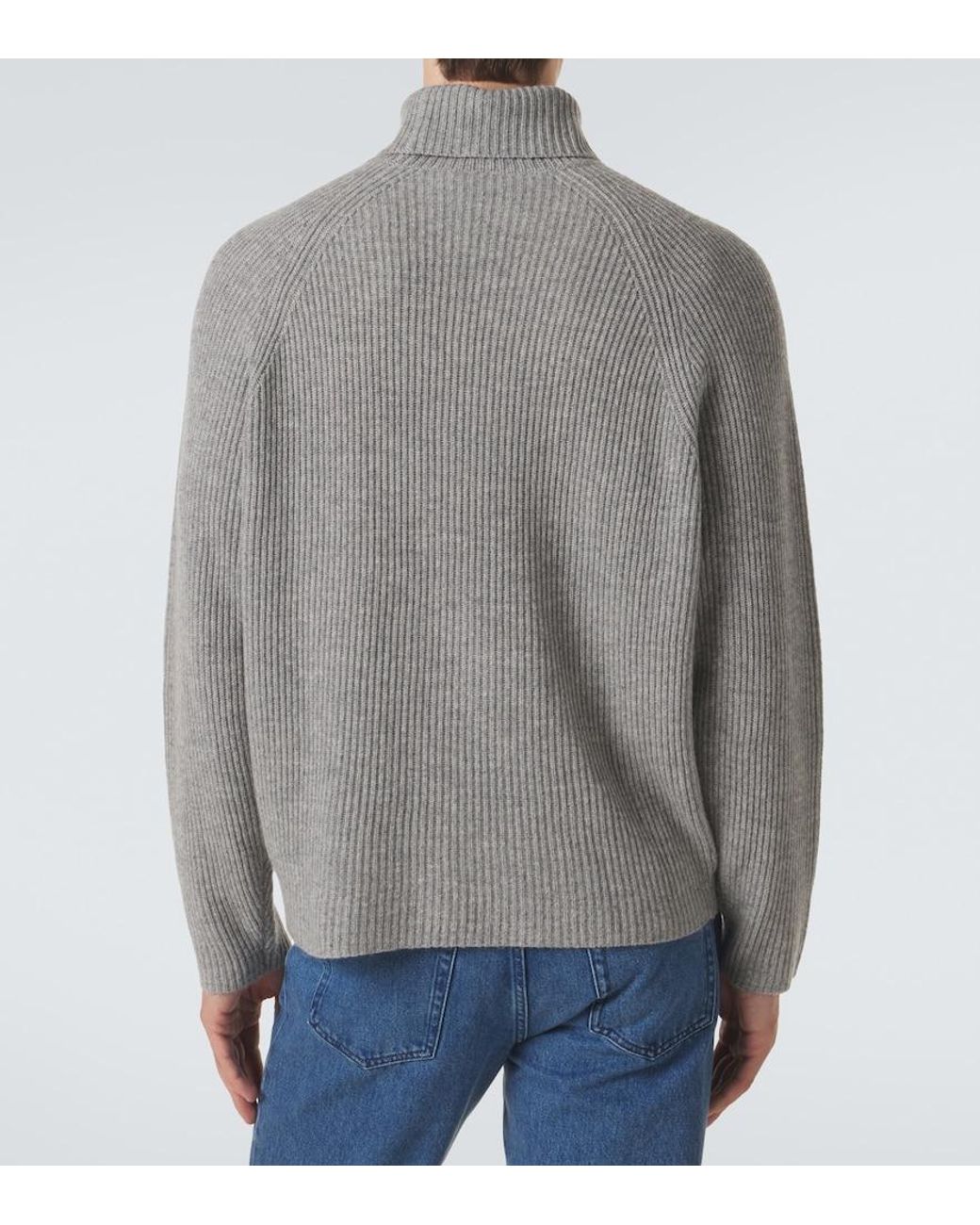 Gabriela Hearst Gray Wigman Turtleneck Sweater for men