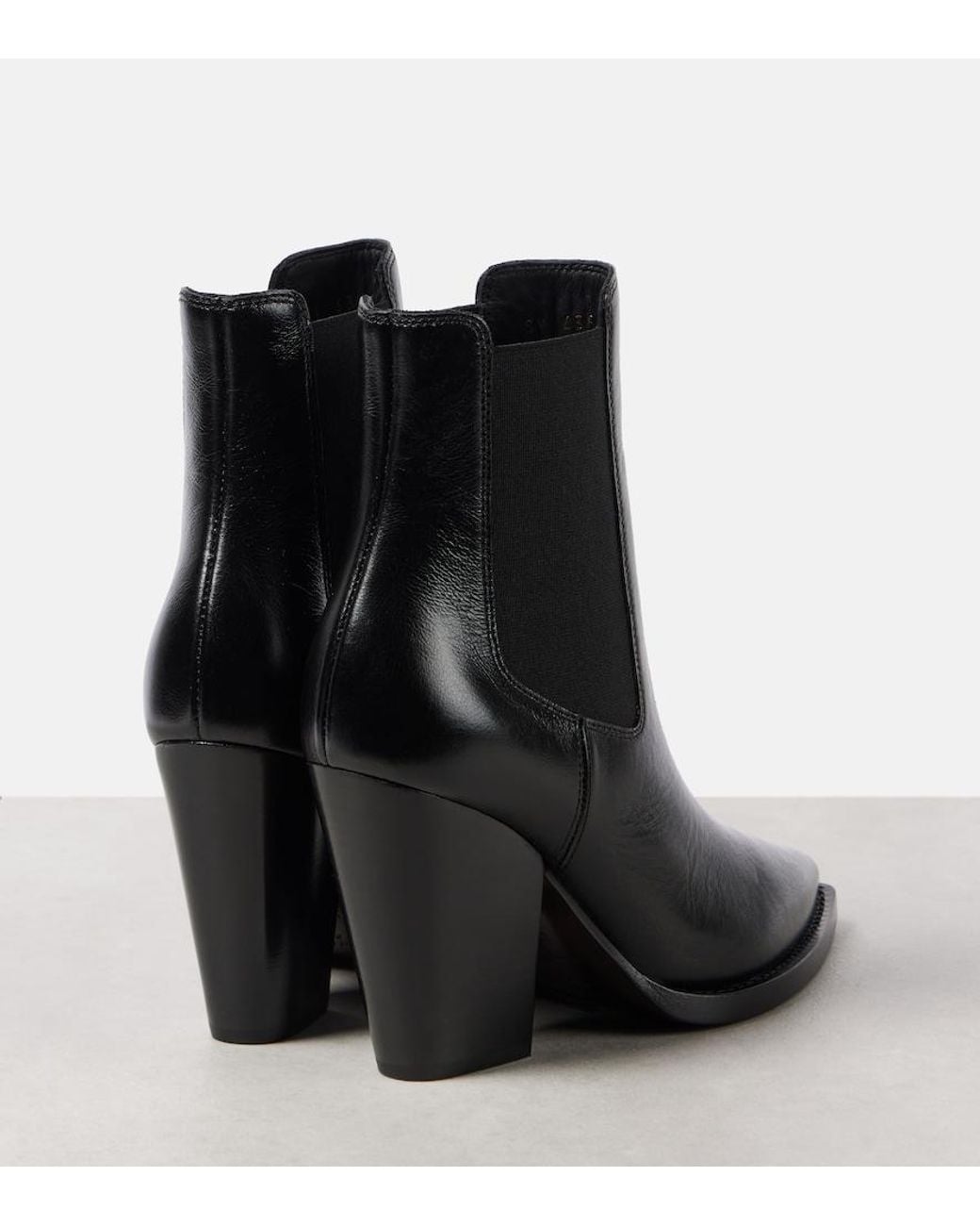 Saint Laurent Black Theo 95 Boots