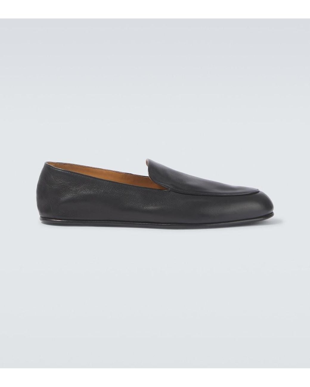 Tom Ford Gray Leo Leather Loafers for men