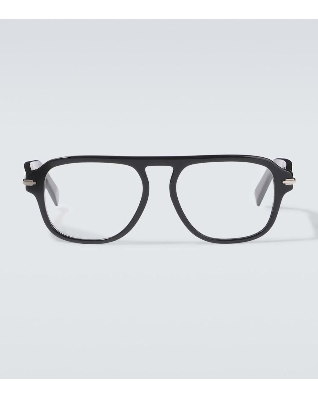 Dior Brille Diorblacksuito A3I in Brown für Herren