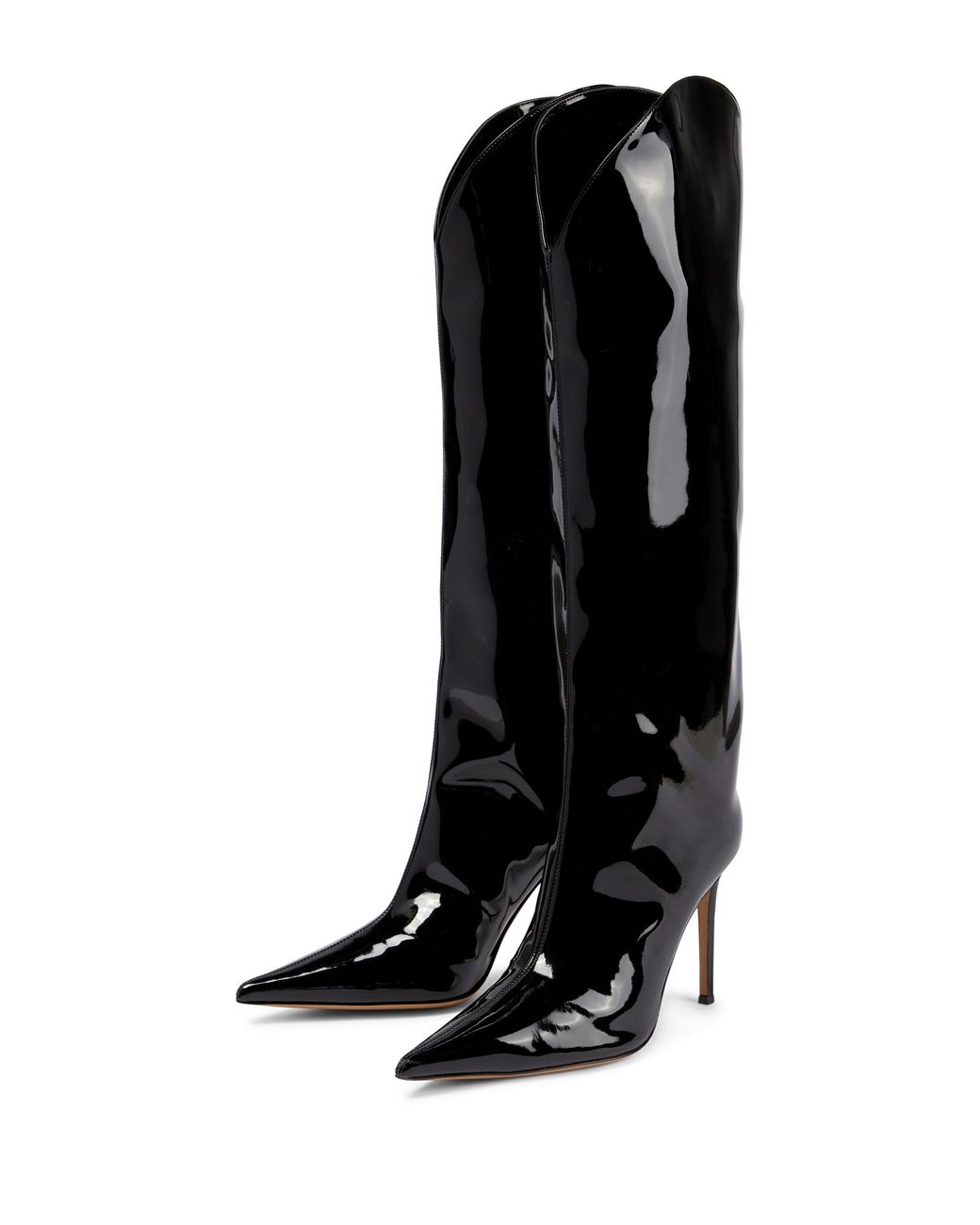 Alexandre Vauthier Alex 105 Knee-high Boots in Black | Lyst