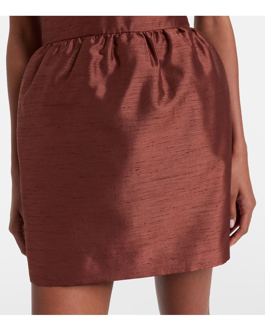 ShuShu/Tong Red Bow-Detail Minidress