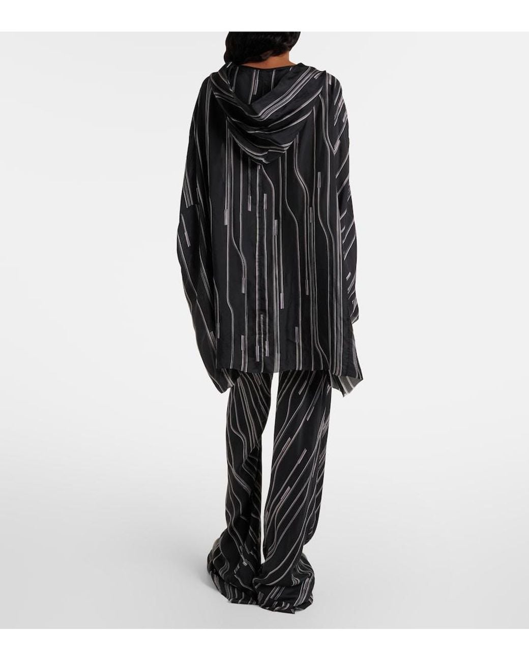 Rick Owens Black Printed Tunic