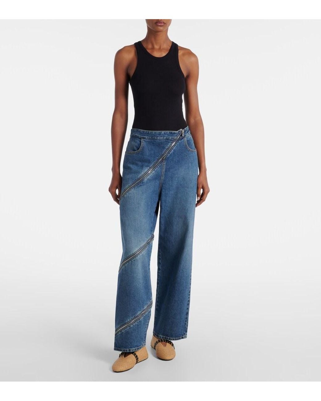 Alaïa Brown Ballerinas With Double Strap