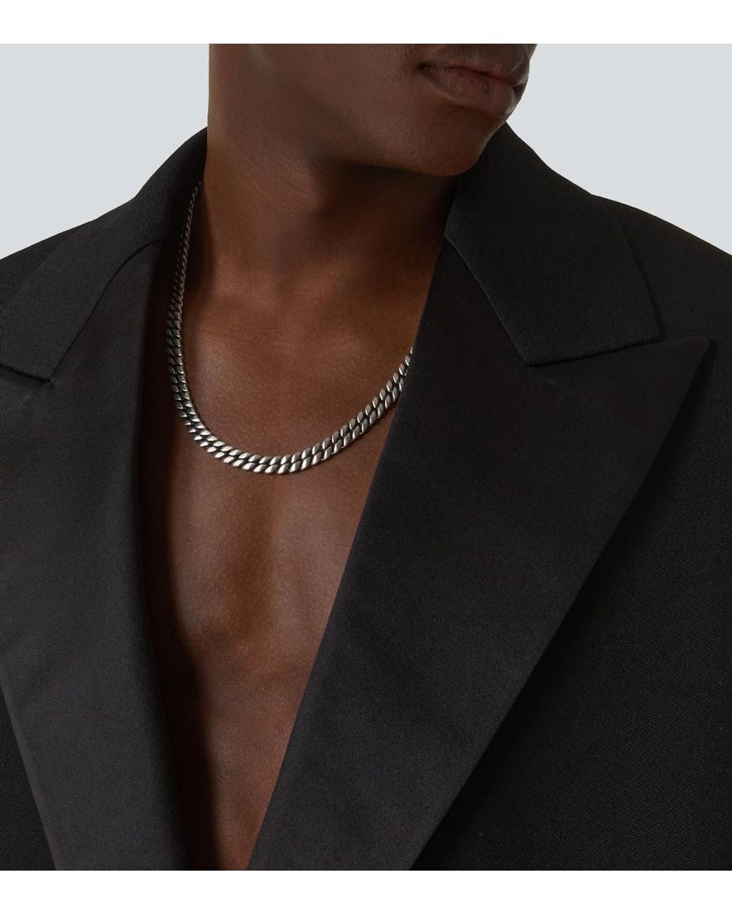 David Yurman Blue Sterling Chain Necklace for men