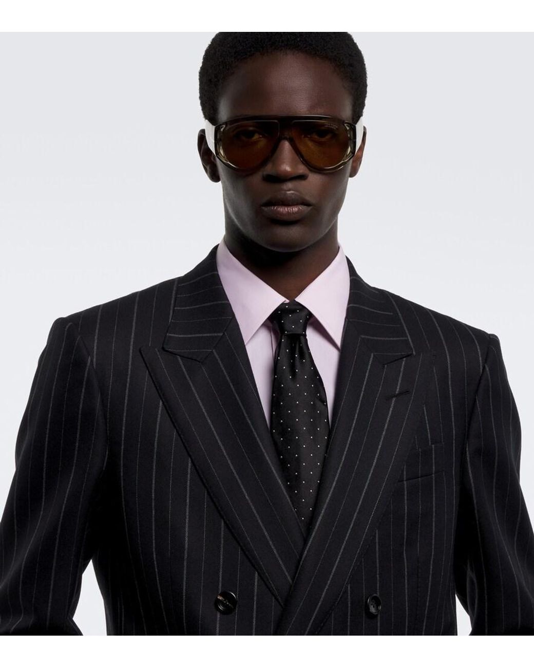 Tom Ford Natural Bronson Aviator Sunglasses for men