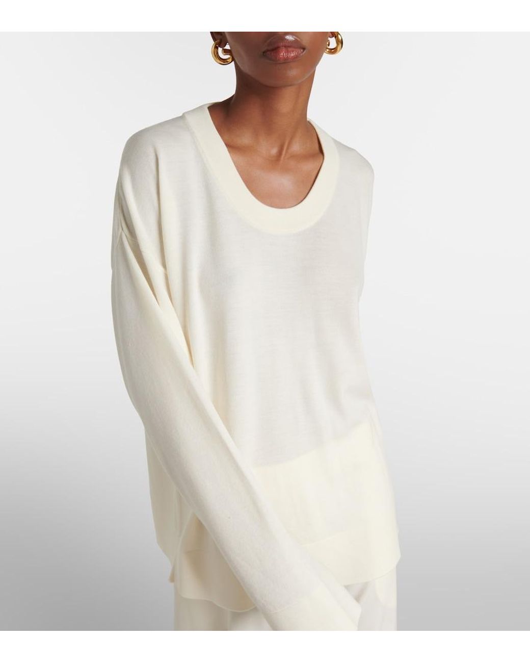 FFORME White Ren Wool Sweater