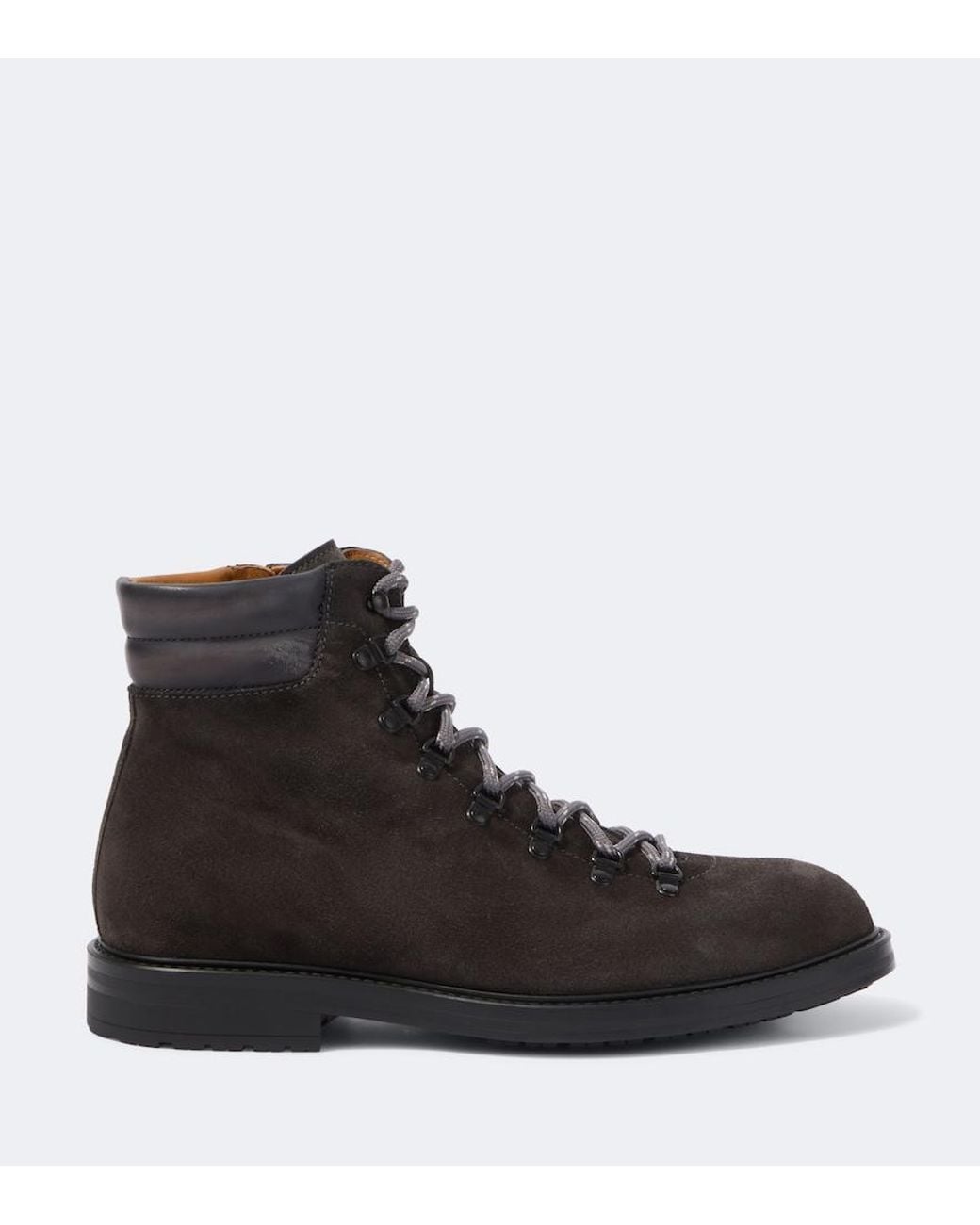 Magnanni Shoes Black Montana X Suede Hiking Boots for men