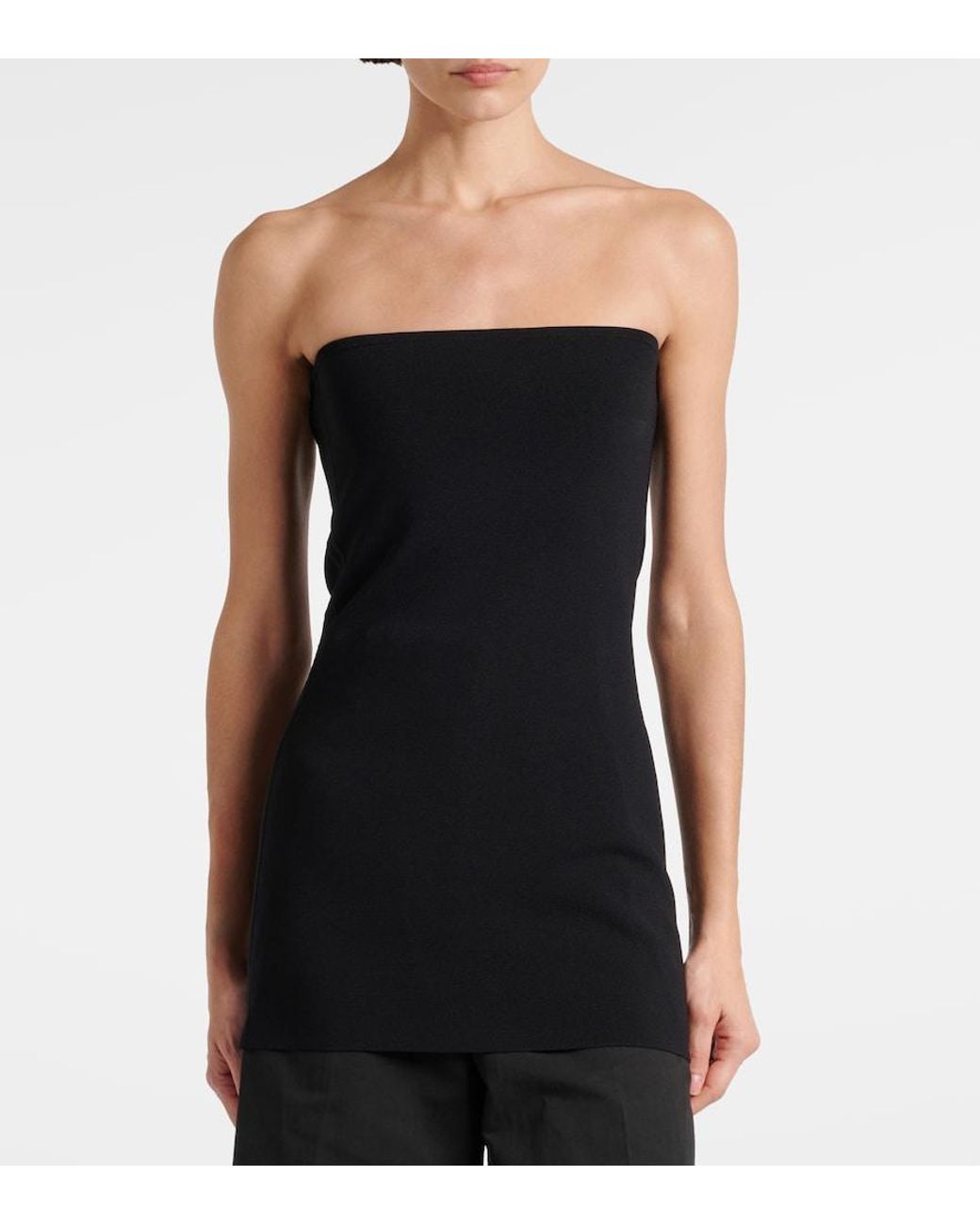 Totême  Black Jersey Tube Top
