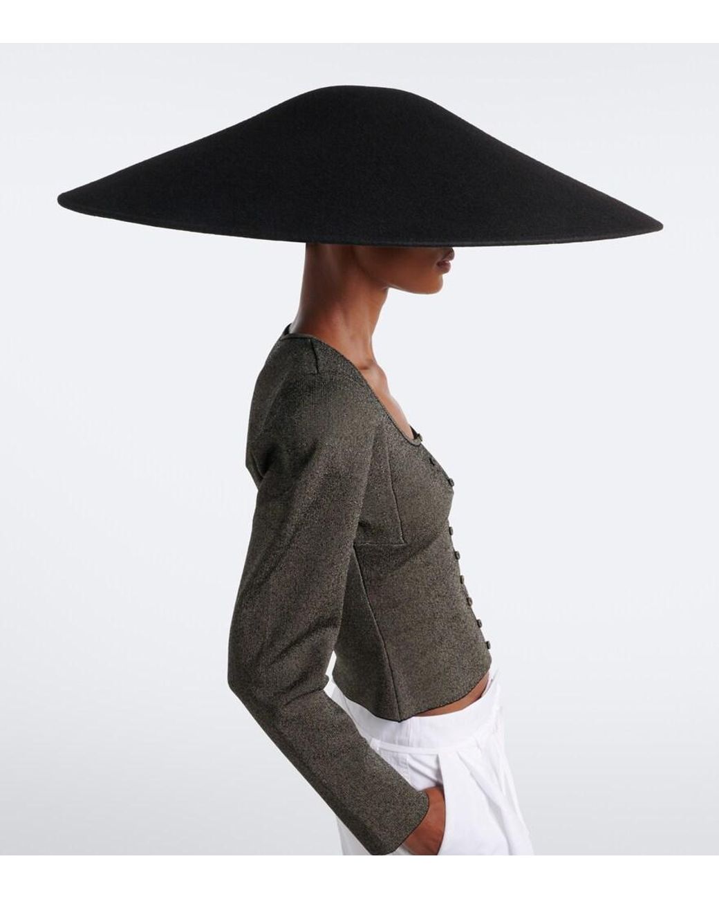 Jacquemus Black Wool Hat