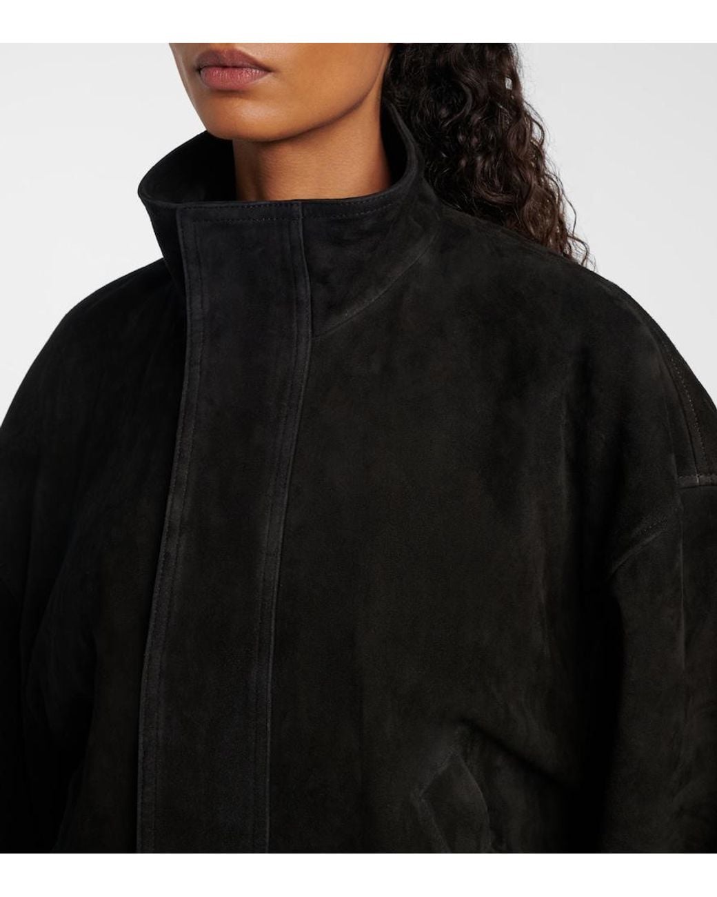 Balenciaga Black Suede Jacket