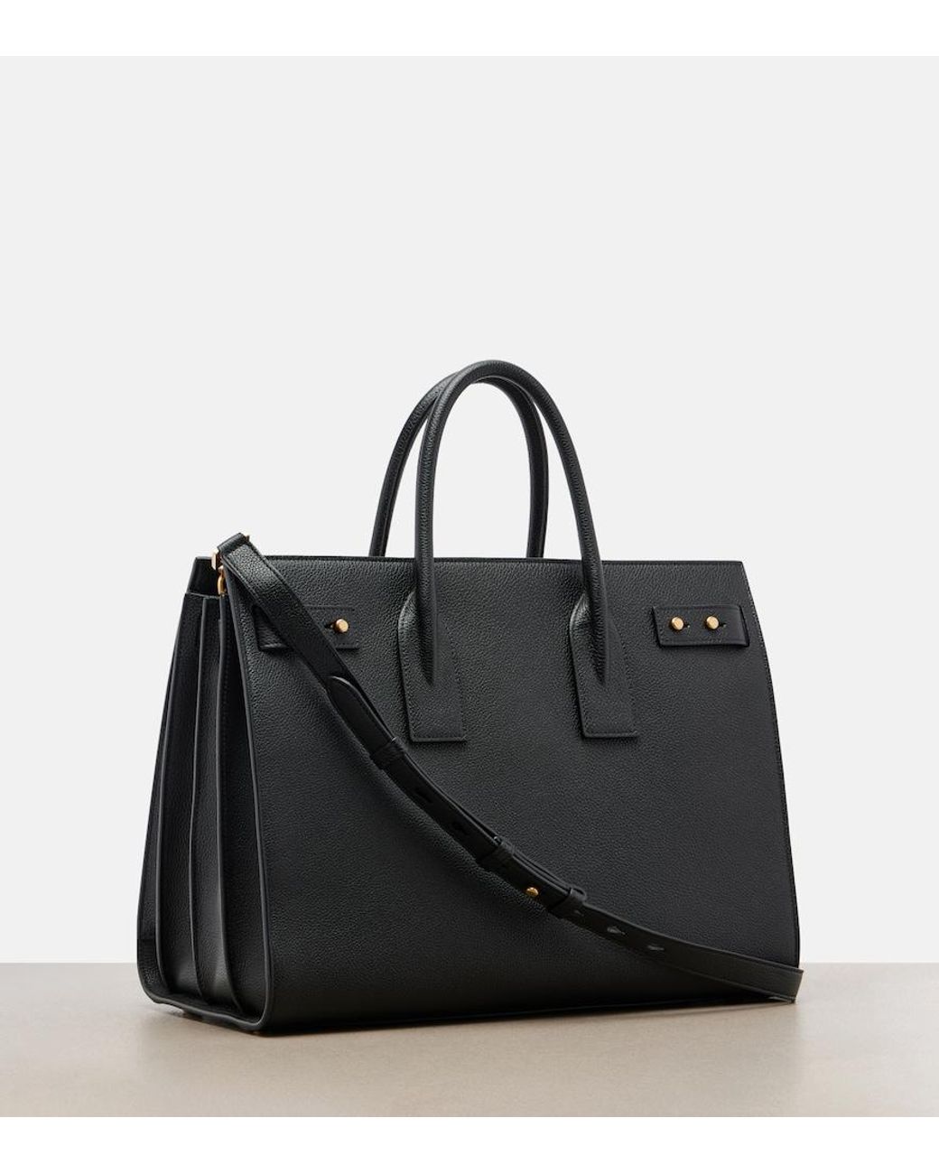 Sac Cabas Sac Du Jour Saint Laurent en coloris Black