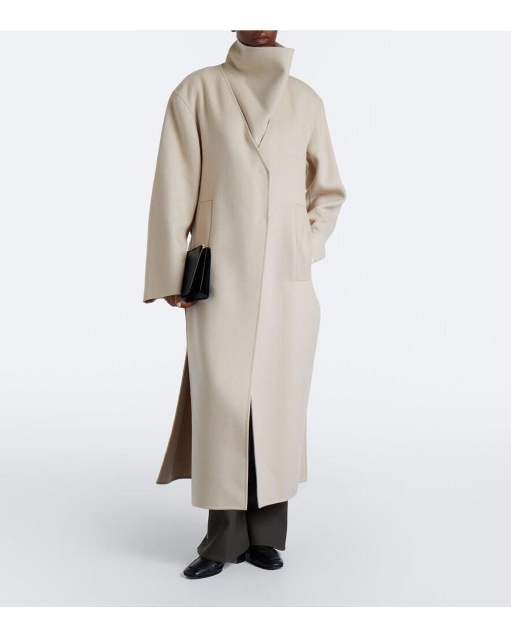 Sportmax Natural Virgin Wool Coat