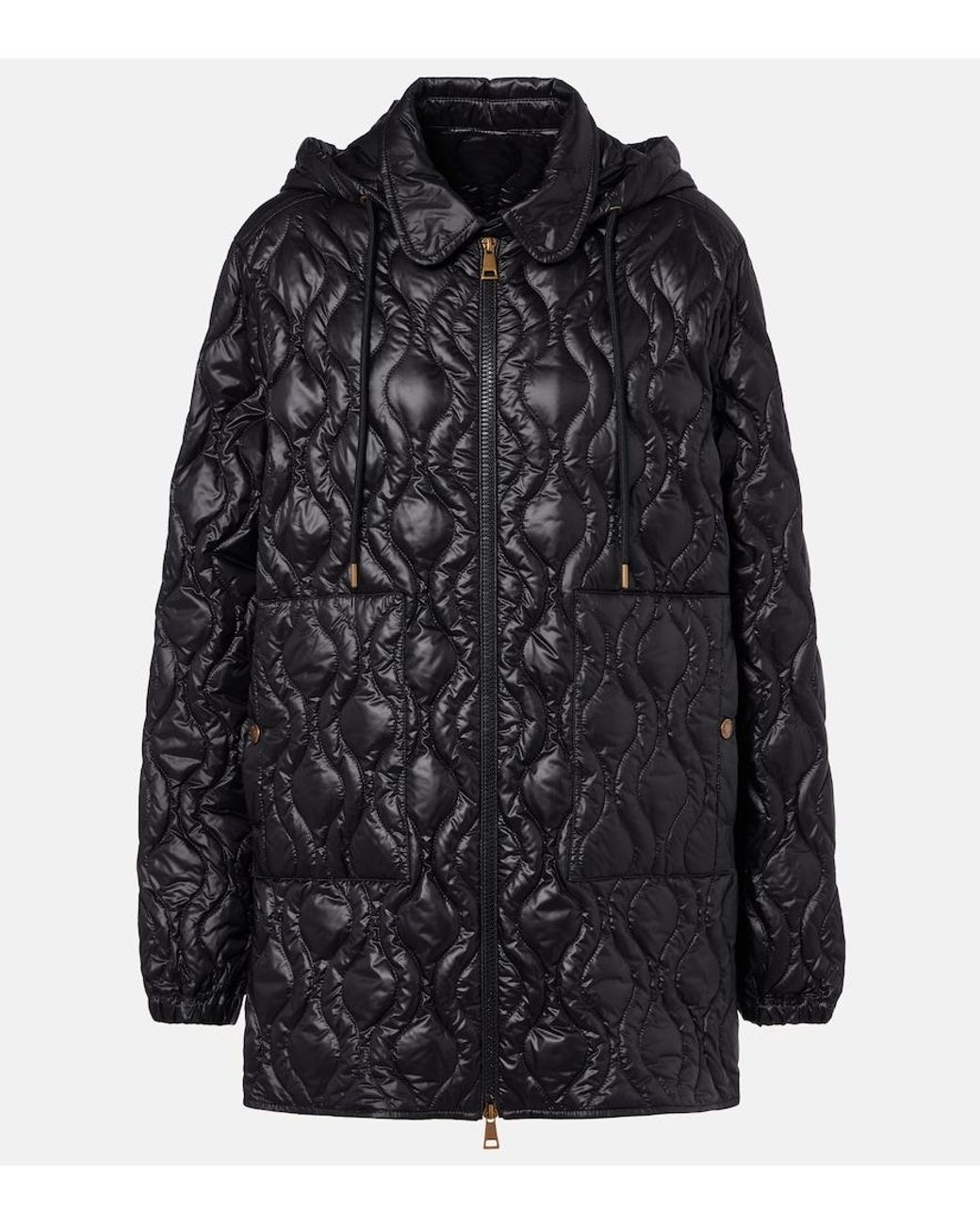 Moncler Black Balette Quilted Down Jacket