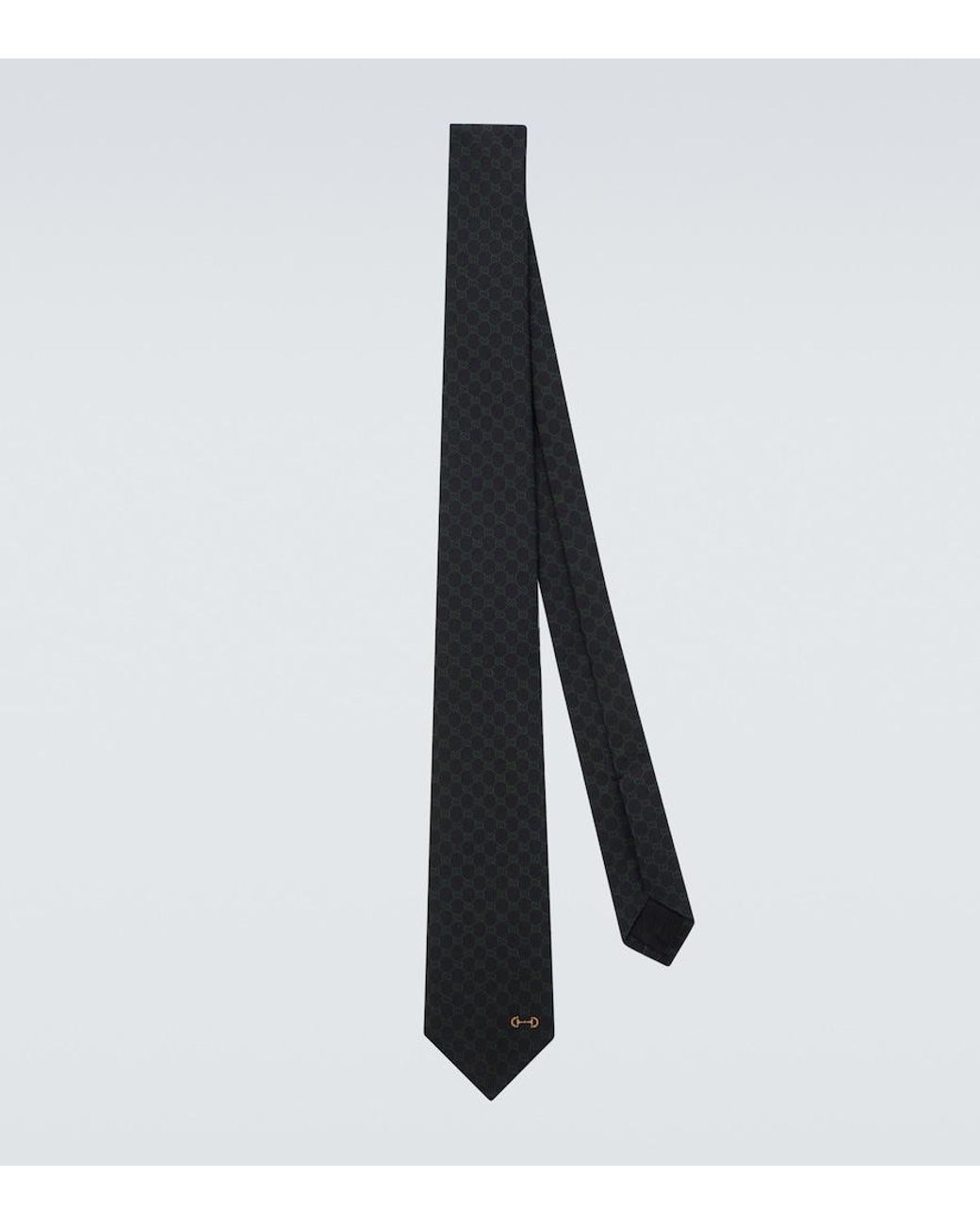 Cravatta Horsebit di Gucci in Blue da Uomo