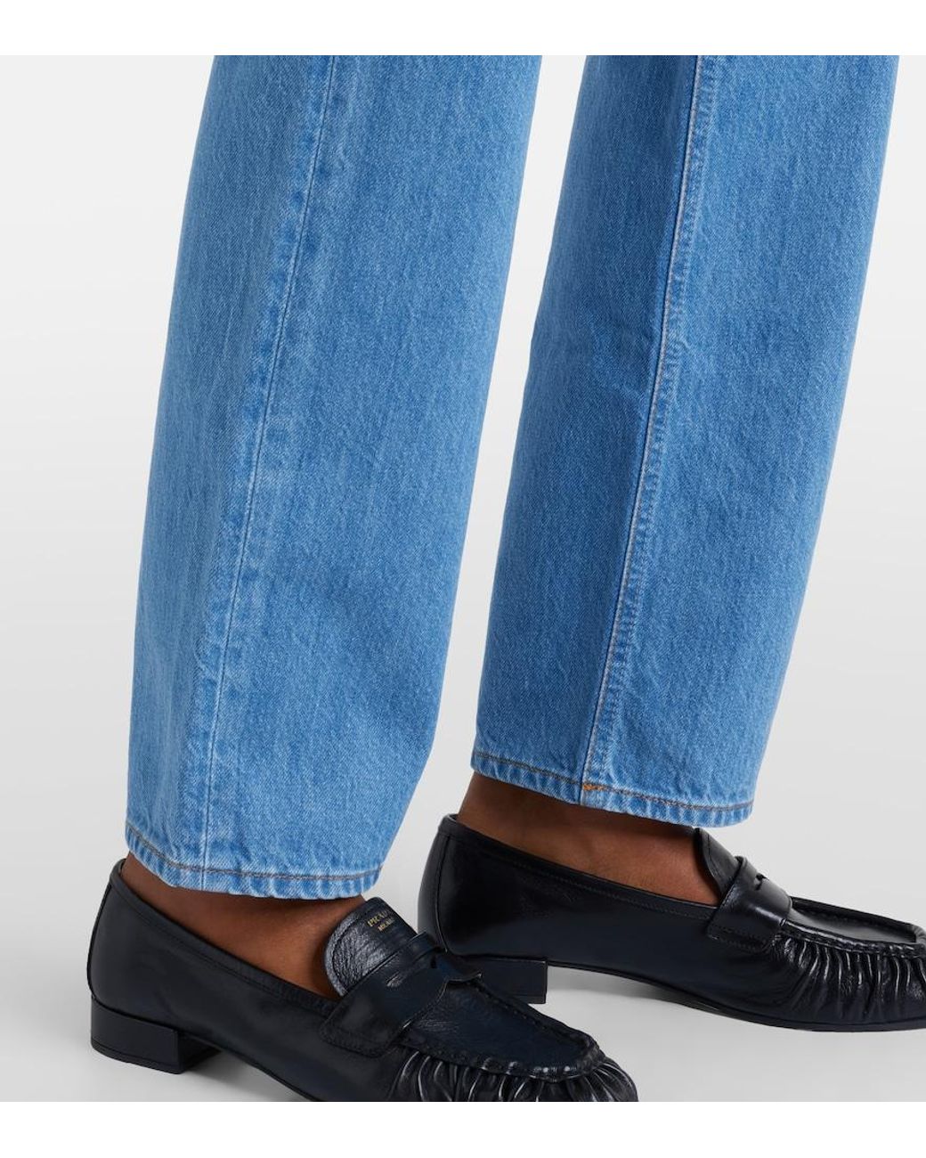Blazé Milano Blue Nariida Straight Jeans