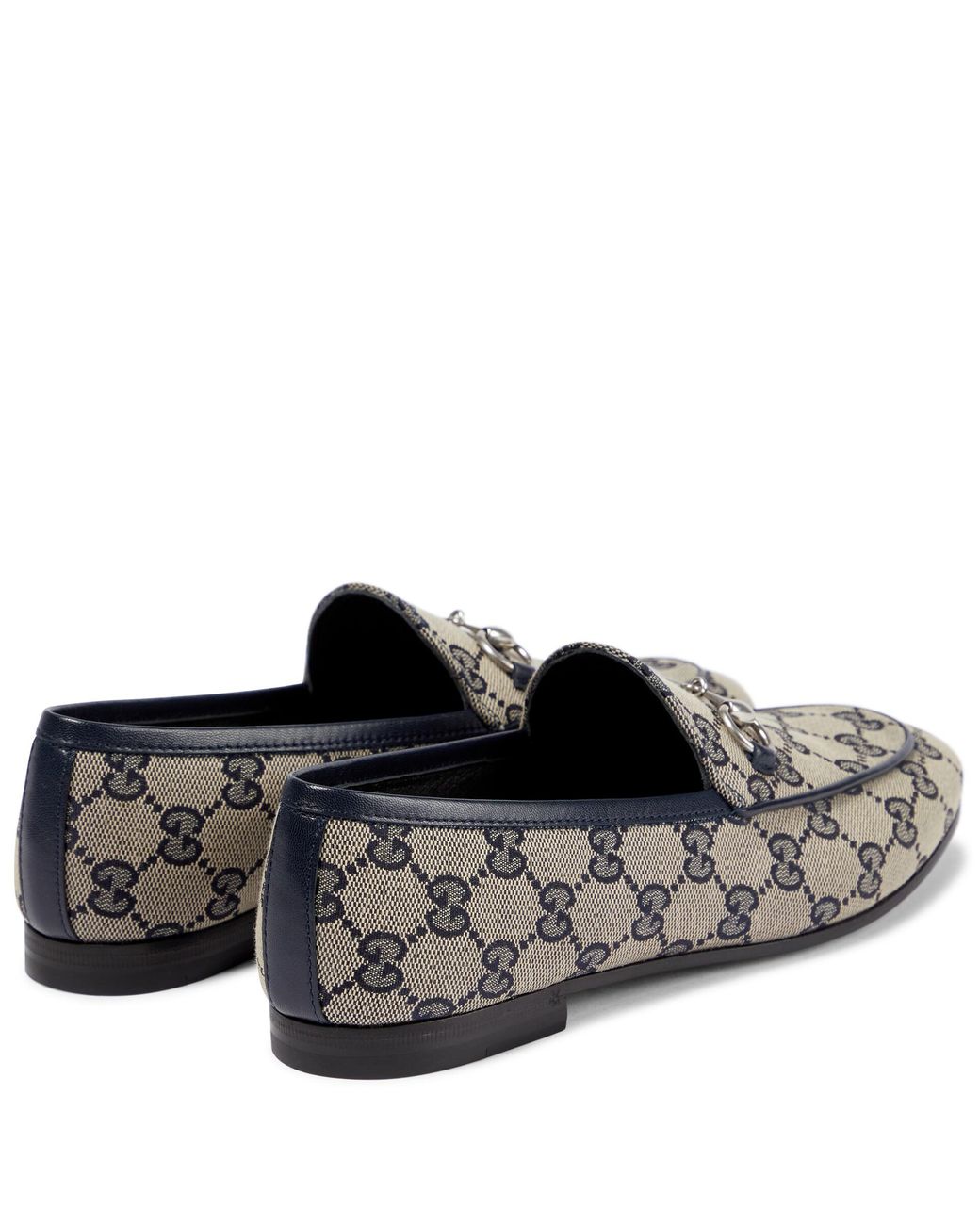 Gucci Jordaan GG Canvas Loafers | Lyst
