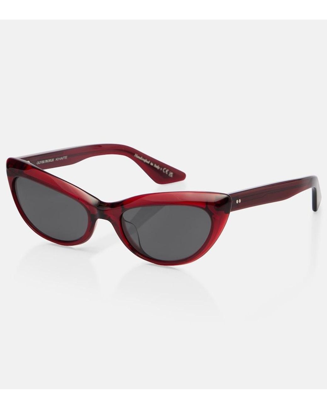 Khaite Red X Oliver Peoples 1963C Cat-Eye Sunglasses