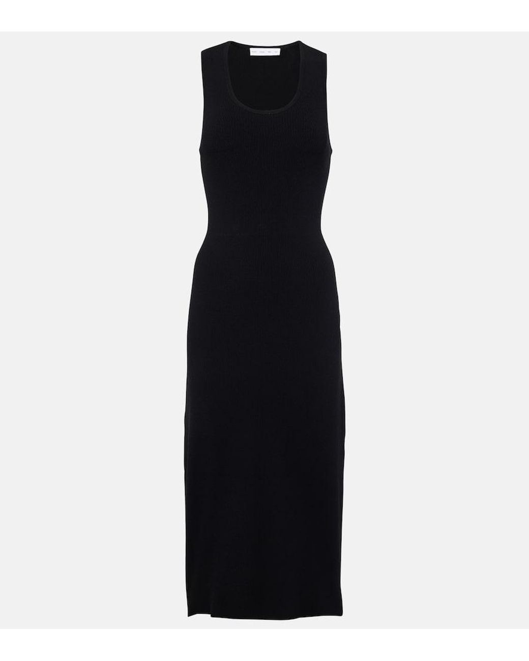 Proenza Schouler Black Label Cole Ribbed-Knit Tank Dress