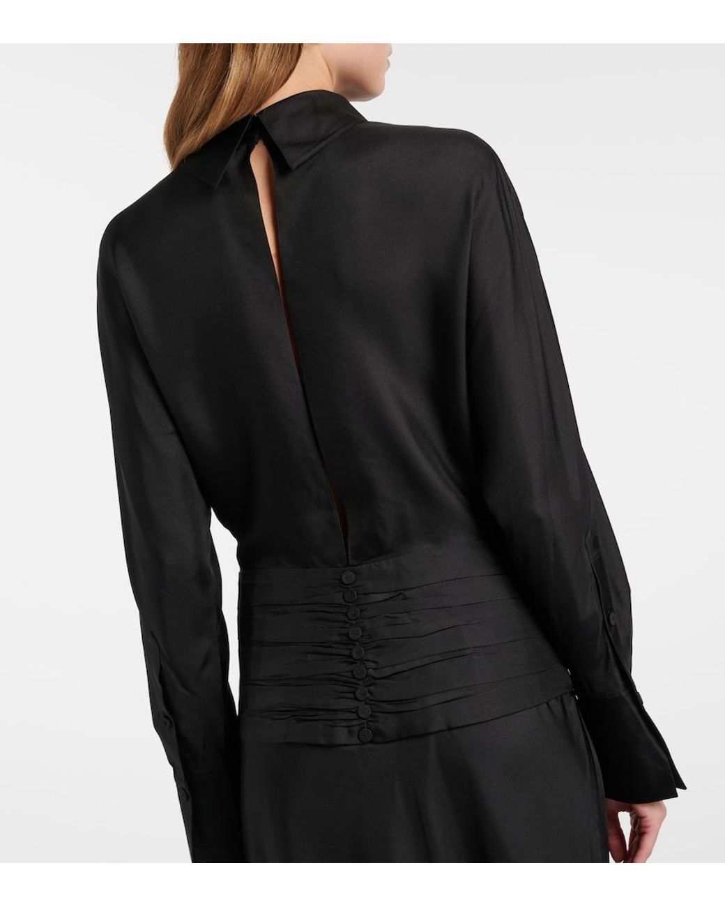 Rohe Black Silk Gown