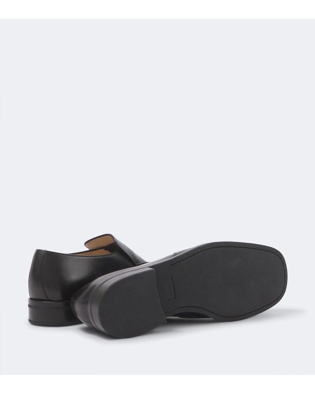 Lemaire Gray Leather Slip-On Shoes for men