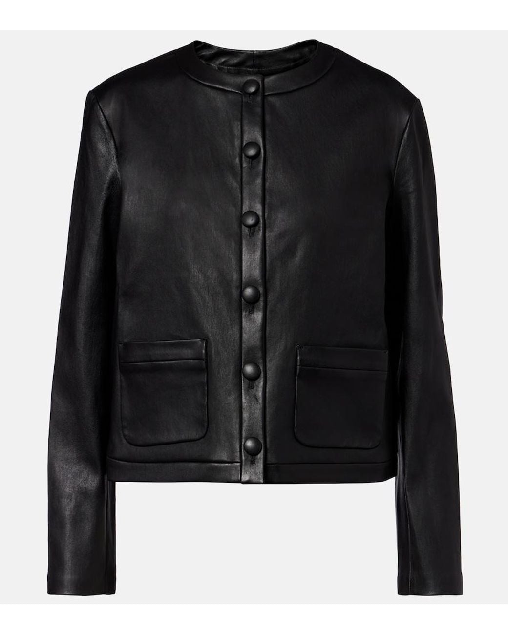 Stouls Black Gabrielle Leather Jacket