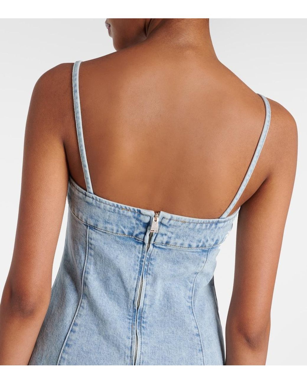 Jonathan Simkhai Blue Clarissa Denim Midi Dress