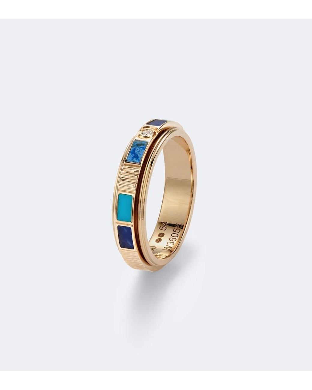 Piaget White Possession Vibrant Palace 18Kt Rose Ring With Gemstones
