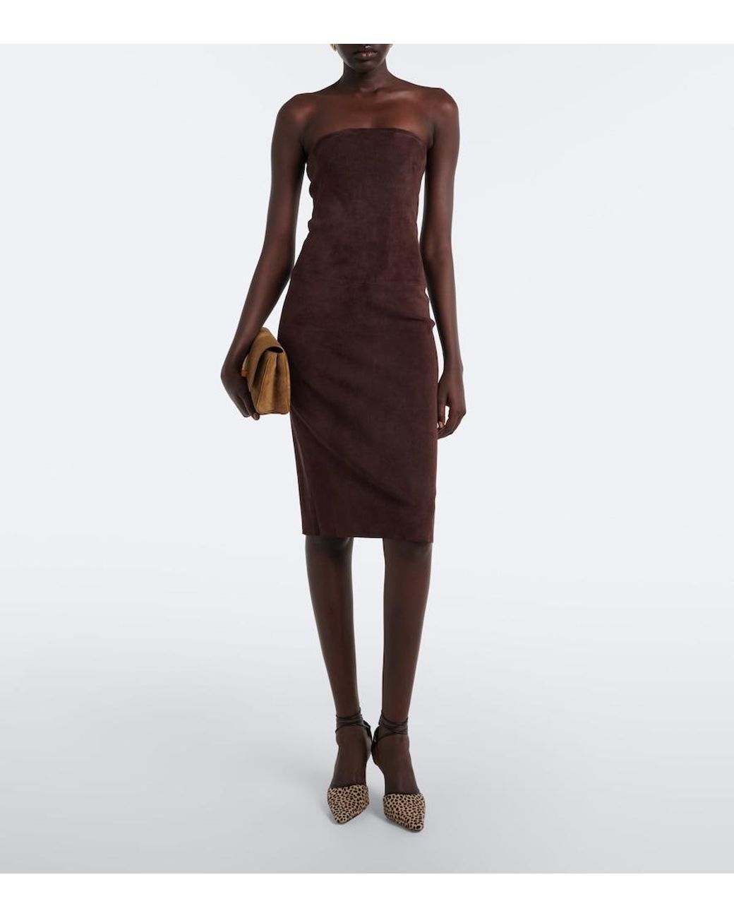 Stouls Purple Monica Suede Minidress