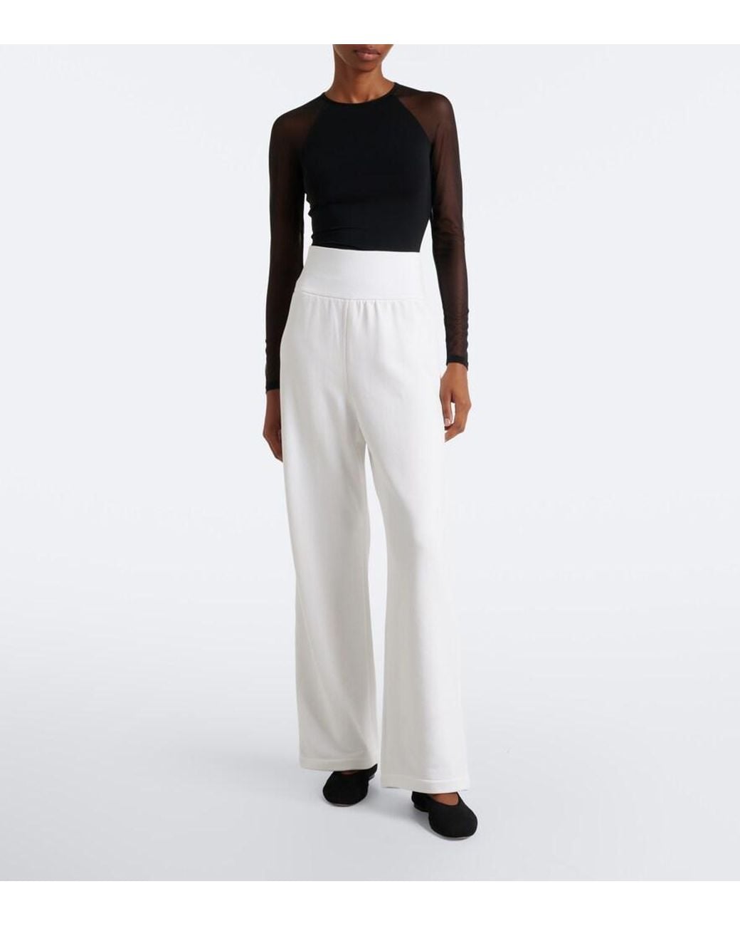 Eres White Duncan Fleece Sweatpants