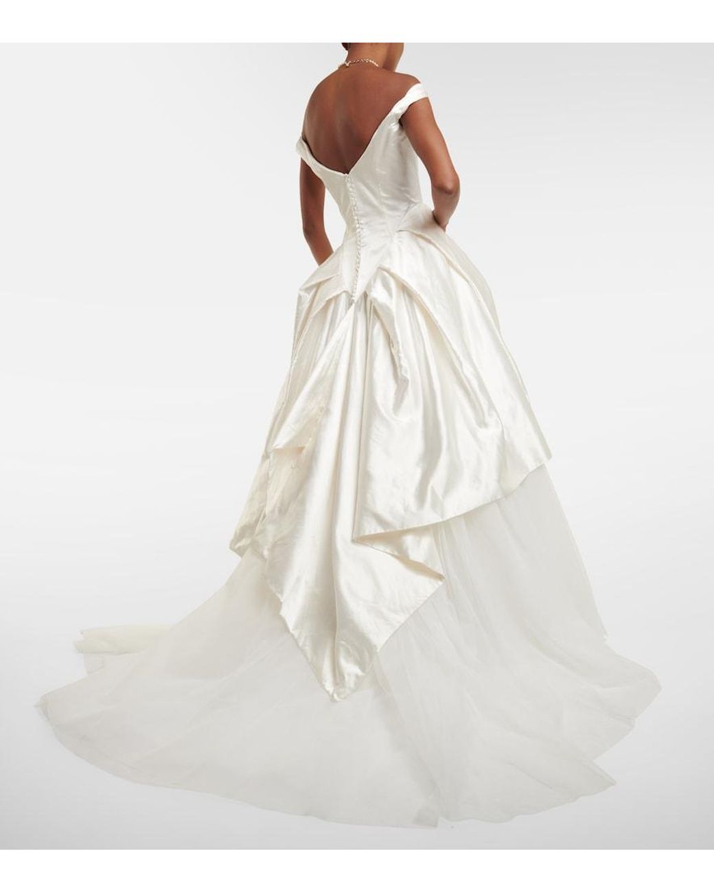 Vivienne Westwood Bridal Nebula Silk Gown in White