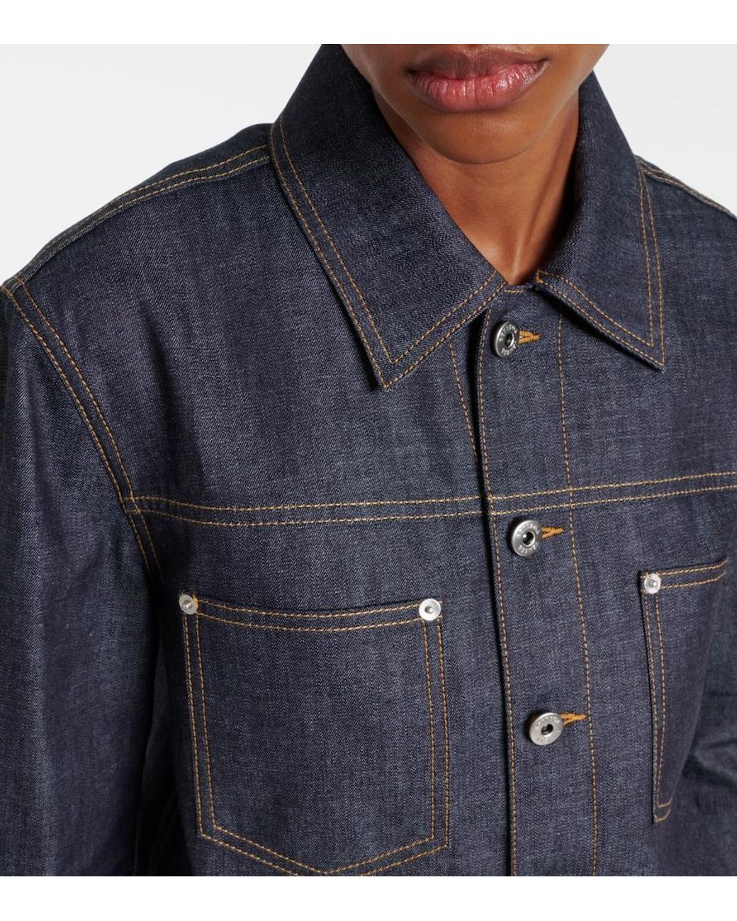 Bottega Veneta Blue Denim Jacket