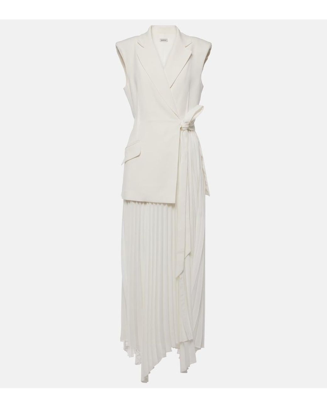 Jonathan Simkhai White Helena Blazer Dress
