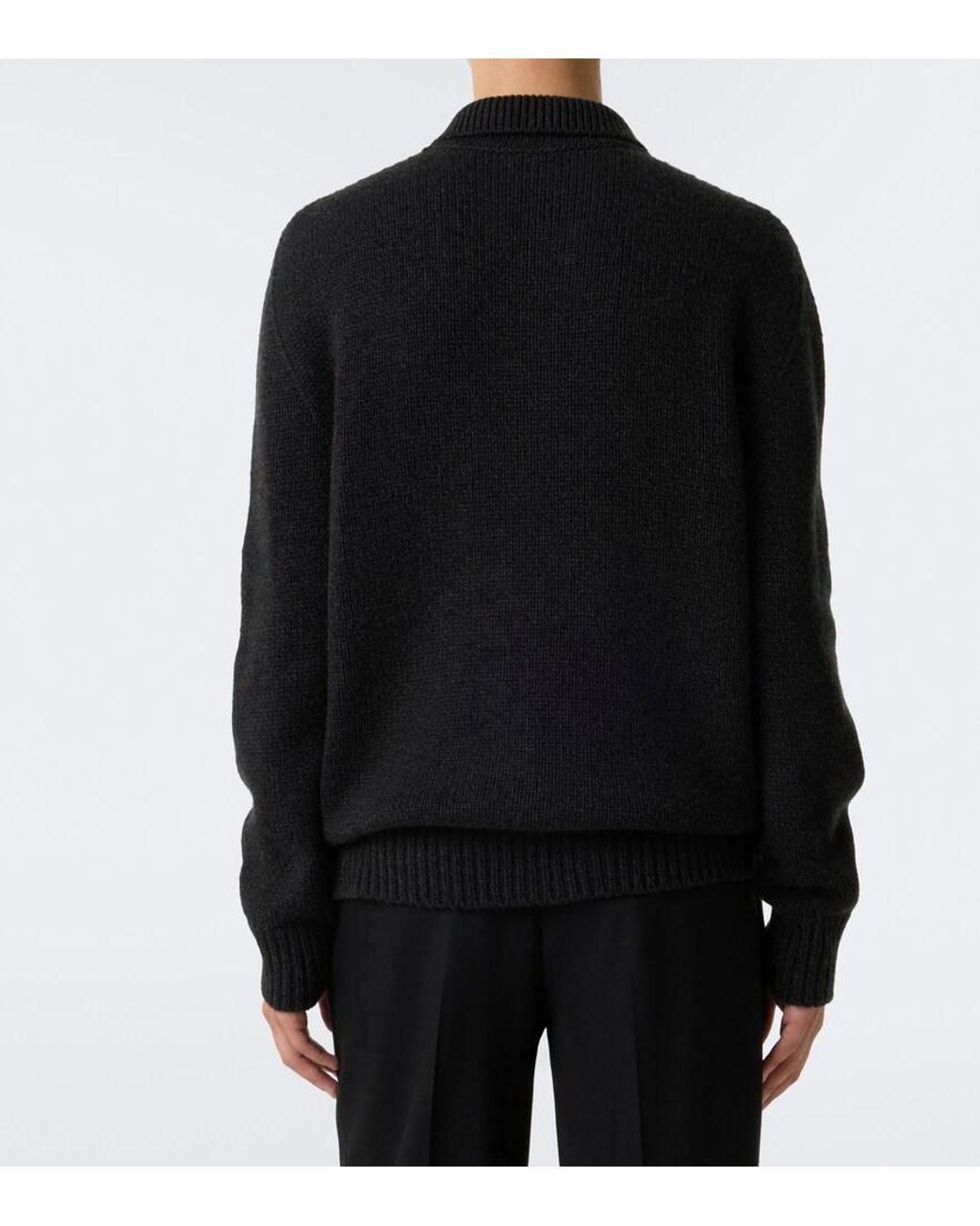 The Row Black Ardor Cashmere Cardigan for men