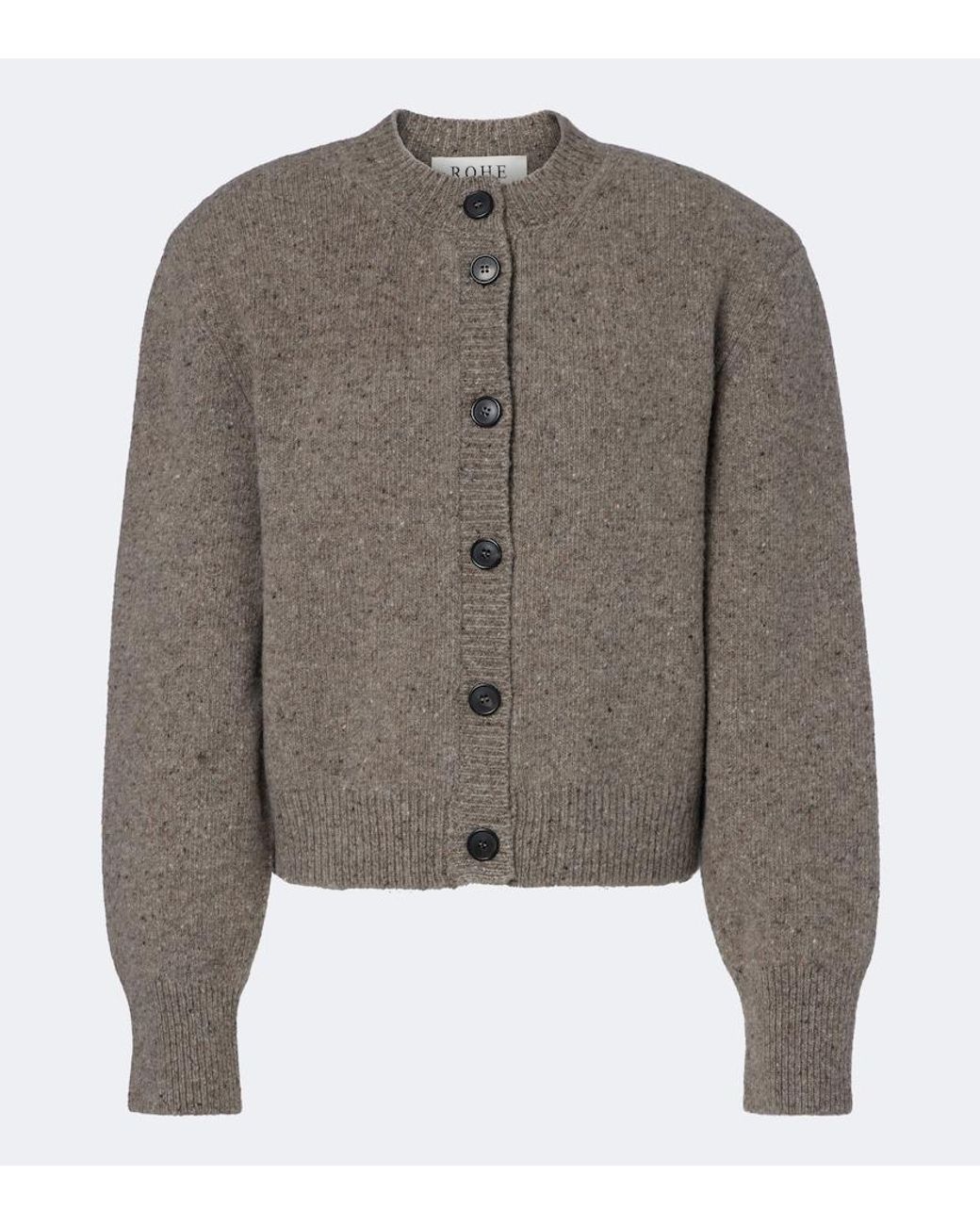 Rohe Green Wool Cardigan