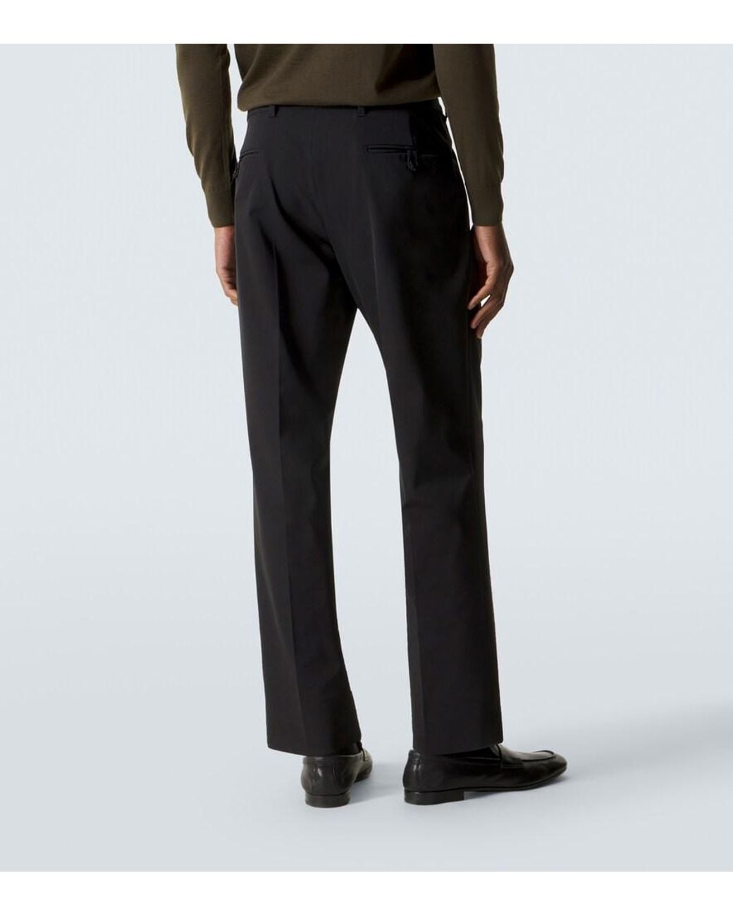Prada Black Technical Straight Pants for men