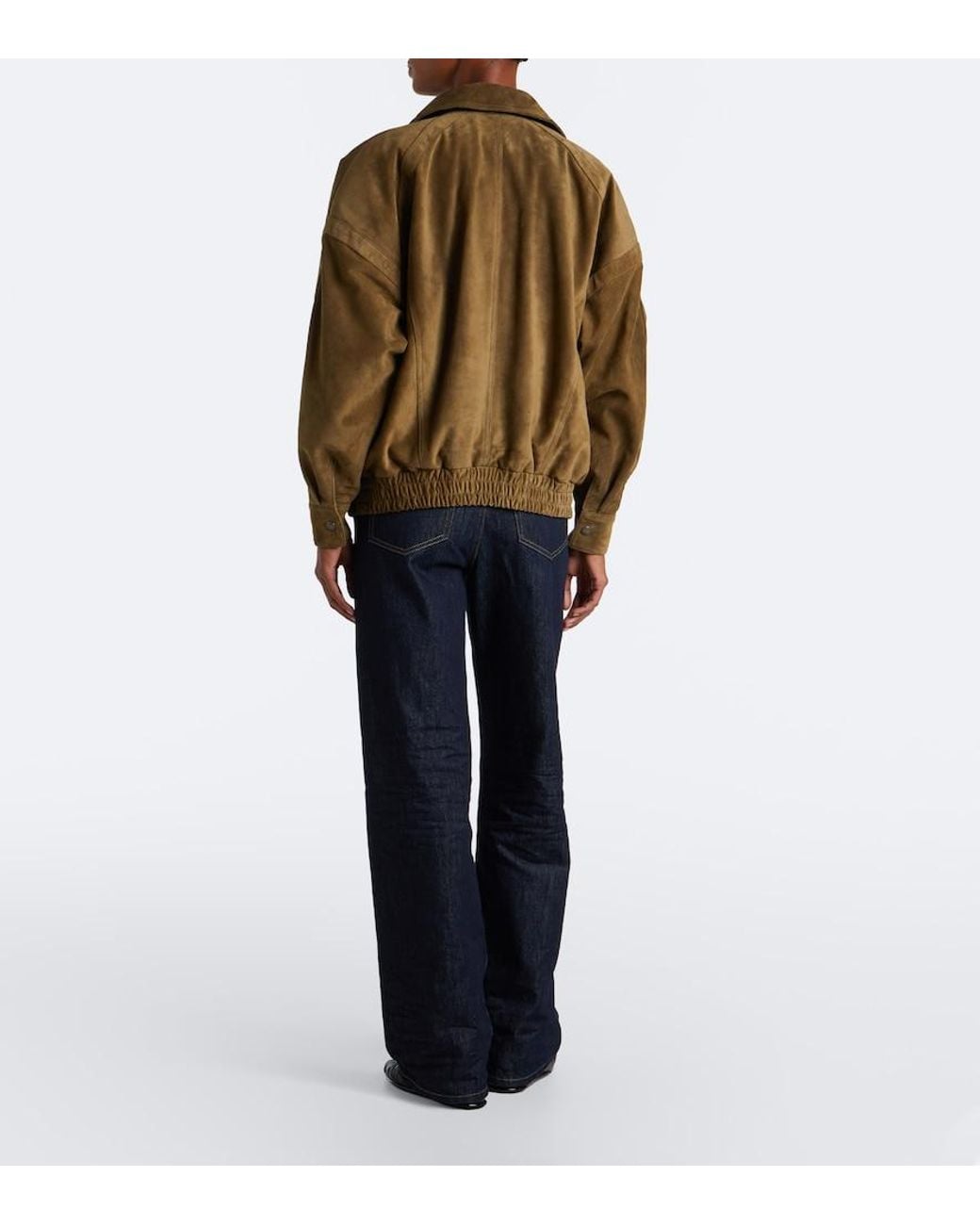 Saint Laurent Blue Wide-Leg Jeans