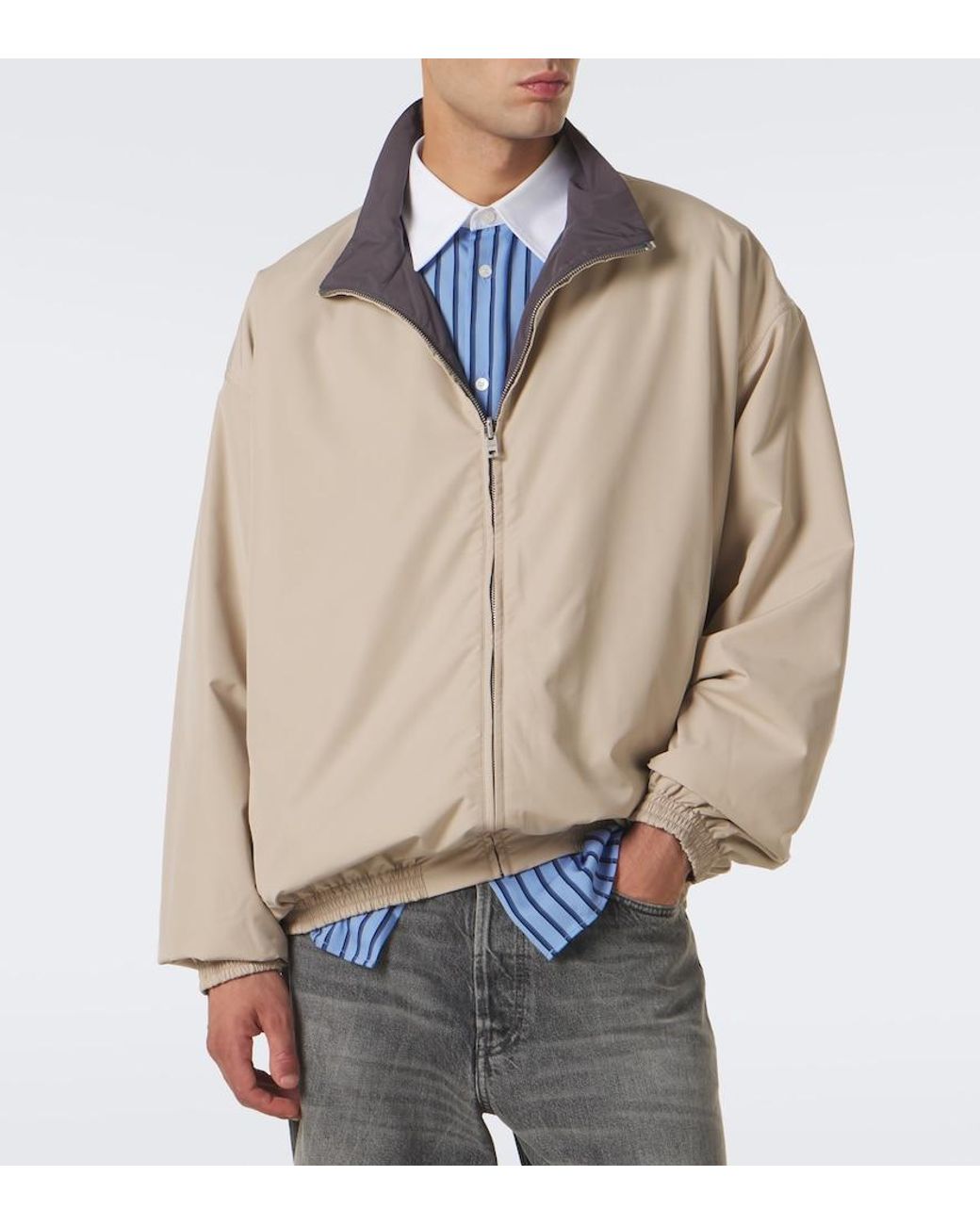 Acne Natural Reversible Taffeta Blouson Jacket for men