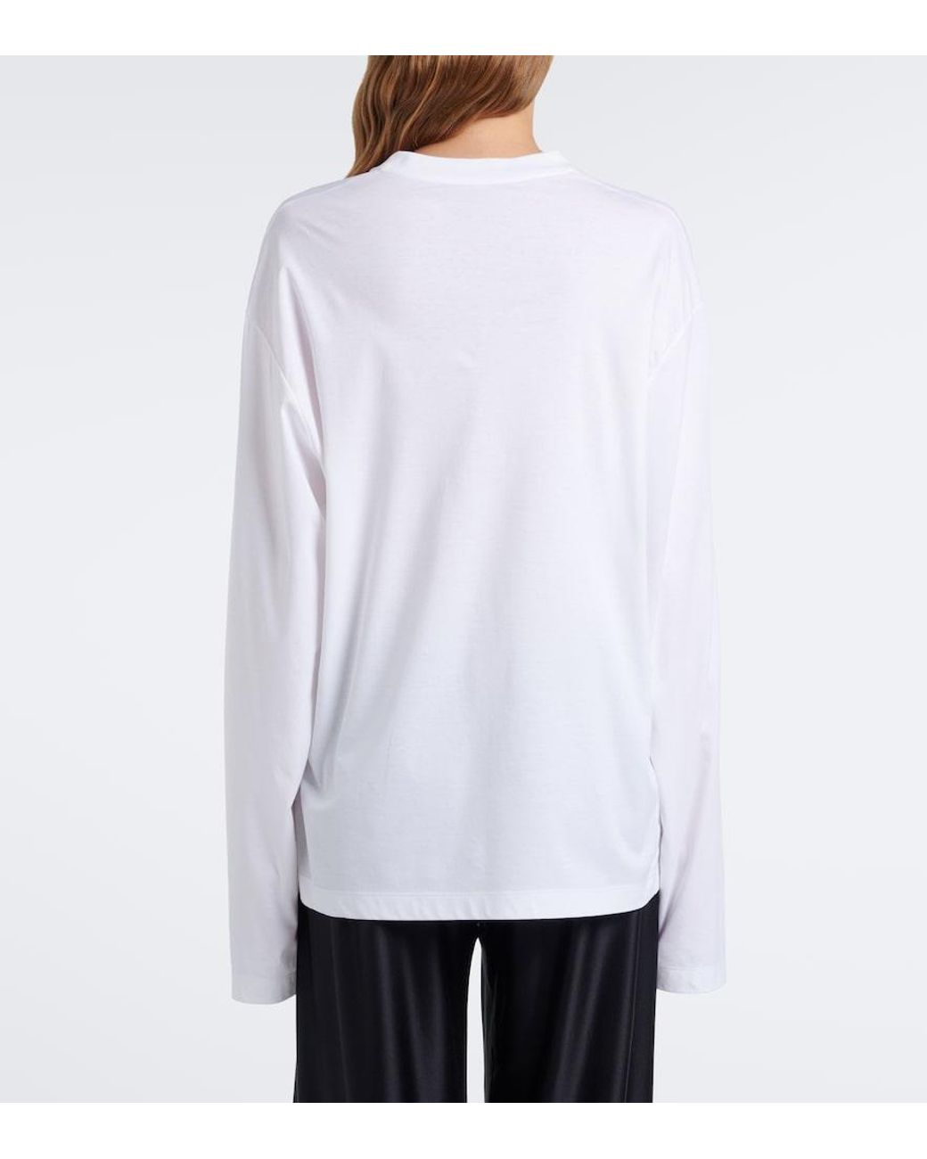 Gucci White Logo Cotton Jersey T-Shirt
