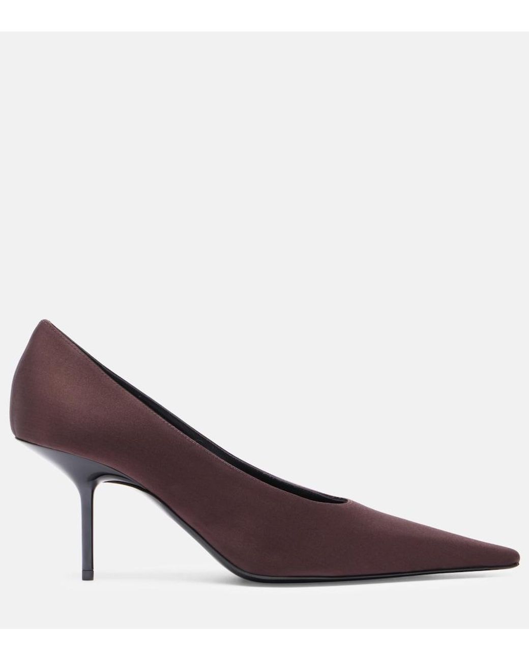 Victoria Beckham Purple 75 Satin Pumps