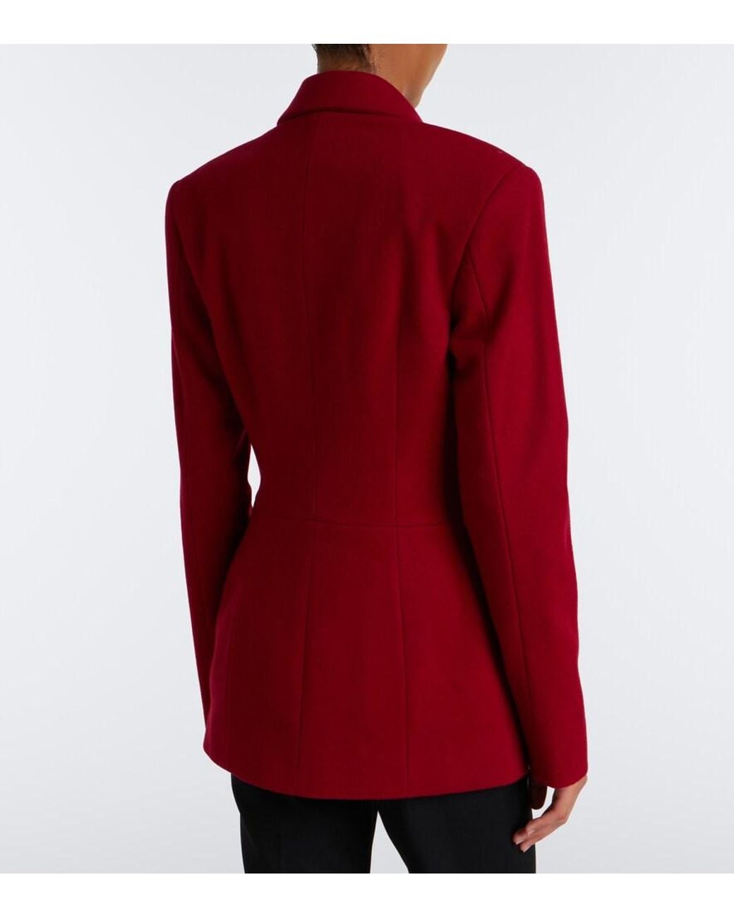 TOVE Red Eton Wool And Cashmere Jacket