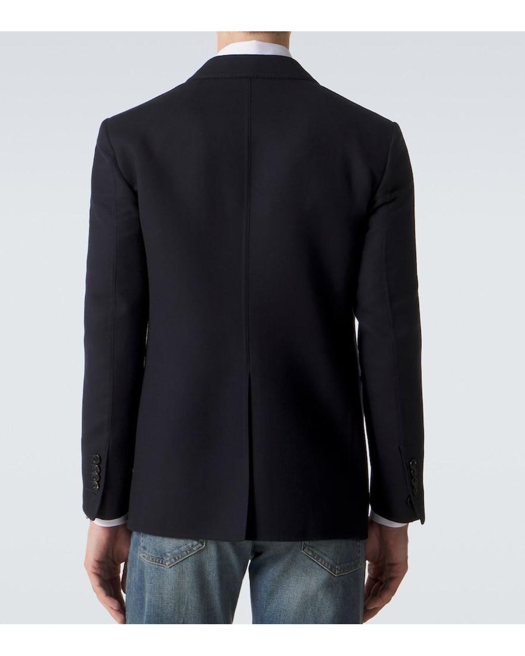 Tom Ford Blue Wool Jacket for men
