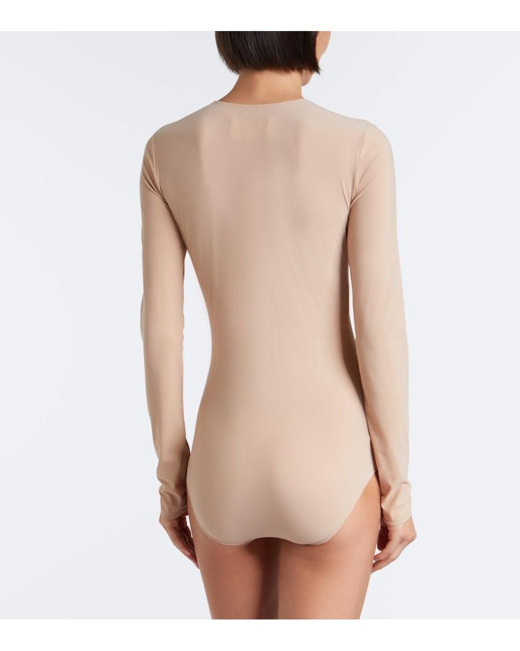 Maison Margiela Natural Jersey Bodysuit